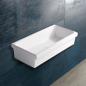 lavabo lungo a canale 90x45