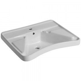 Lavabo Ergonomico da 66 Ideale Per Bagno Pubblici e Strutture Ricettive