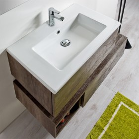 Lavabo in ceramica Klara 70 x P46 cm