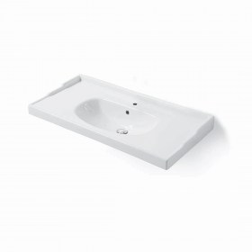 Top lavabo integrale incasso Retrò 105 amerina ceramica