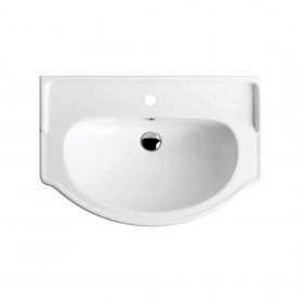 Top lavabo integrale semincasso EQUA ideale per mobili, piani in marmo o in legno