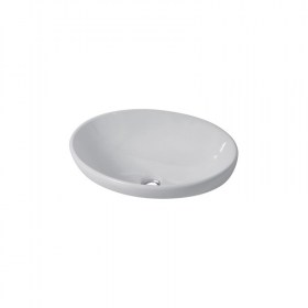 Lavabo incasso ovale Sfera 60 ceramica bianca 