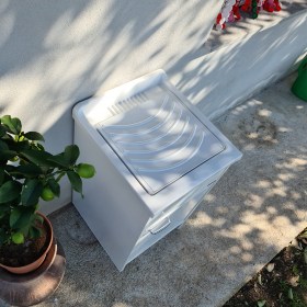 Lavatoio con mobile per esterno 45x50 Bianco Opaco
