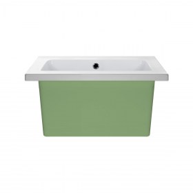YORK 60 x 50 Lavatoio Lavabo Design BICOLORE Salvia