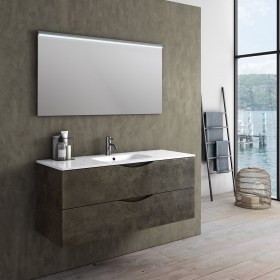 mobile bagno moderno Martina 60/80/100 cm - Pietra marrone