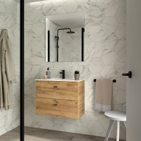 mobile bagno sospeso 70 cm lavabo ceramica 