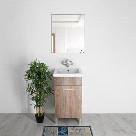 Mobile Domina Wood con Vasca Lavatoio con Strizzatoio