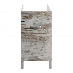 Mobile per lavatoio in ceramica DOMINA 45x50 wood vintage