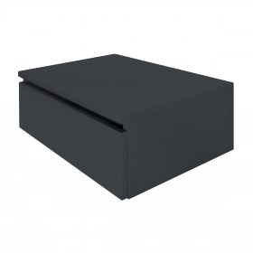 Mobile Cassettone Sospeso MDF Mobile Grigio Antracite Anthracite Grey