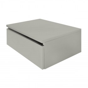 Mobile Cassettone Sospeso MDF Mobile Beige Grigio Seta Silk Grey