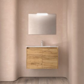 Mobile Bagno 80 con Ante NOYAN Legno Rovere