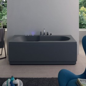 Vasca da Bagno rettangolare Opera versione Grigio Velvet