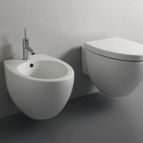 Sanitari ad installazione sospesa 35x55 Ovo in ceramica Bianca