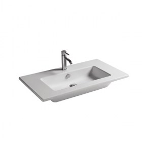 Lavabo consolle Panarea 81 cm Profondità 46 cm Ideale per incasso su mobile o installazione sospesa