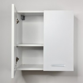 Pensile Design Bianco a Due Ante 58x58