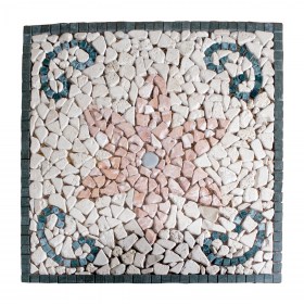 Rosone burattato 60x60 quadrato modello ORCHIDEA