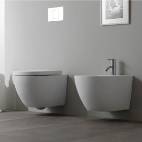 Sanitari Bianchi Opachi 55x36 sospesi Nemesi Nero Ceramica