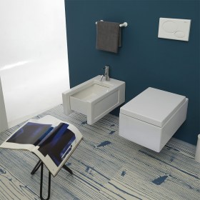 Sanitari Sospesi Squadrati BOX Ceramica GSG