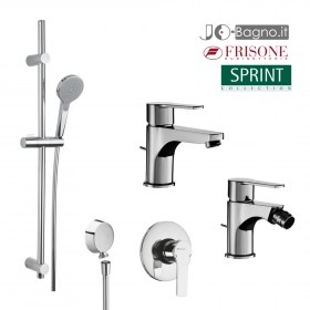 Set Miscelatori lavabo+bidet+doccia con Saliscendi SPRINT