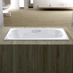 Vasca da bagno Relax Etruria 170 da incasso in acciaio porcellanato