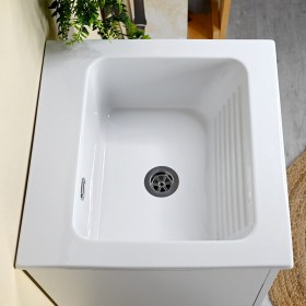 Vasca in Ceramica DOMINA 50x50 con Strizzatoio