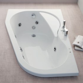 Vasca da bagno angolare Wap accessori Whirlpool