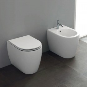  Sanitari bagno a terra 37x51 Skip in ceramica bianca 