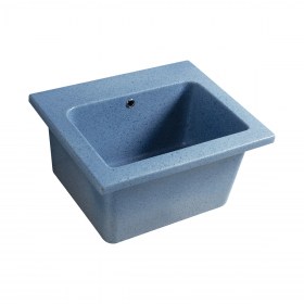 YORK 60 x 51 Lavatoio Lavabo Design Effetto Pietra Blue