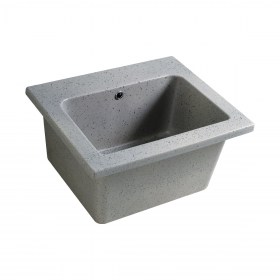 YORK 60 x 51 Lavatoio Lavabo Design Effetto Pietra Grigio