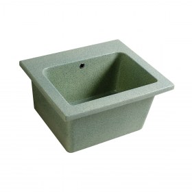YORK 60 x 51 Lavatoio Lavabo Design Effetto Pietra Verde