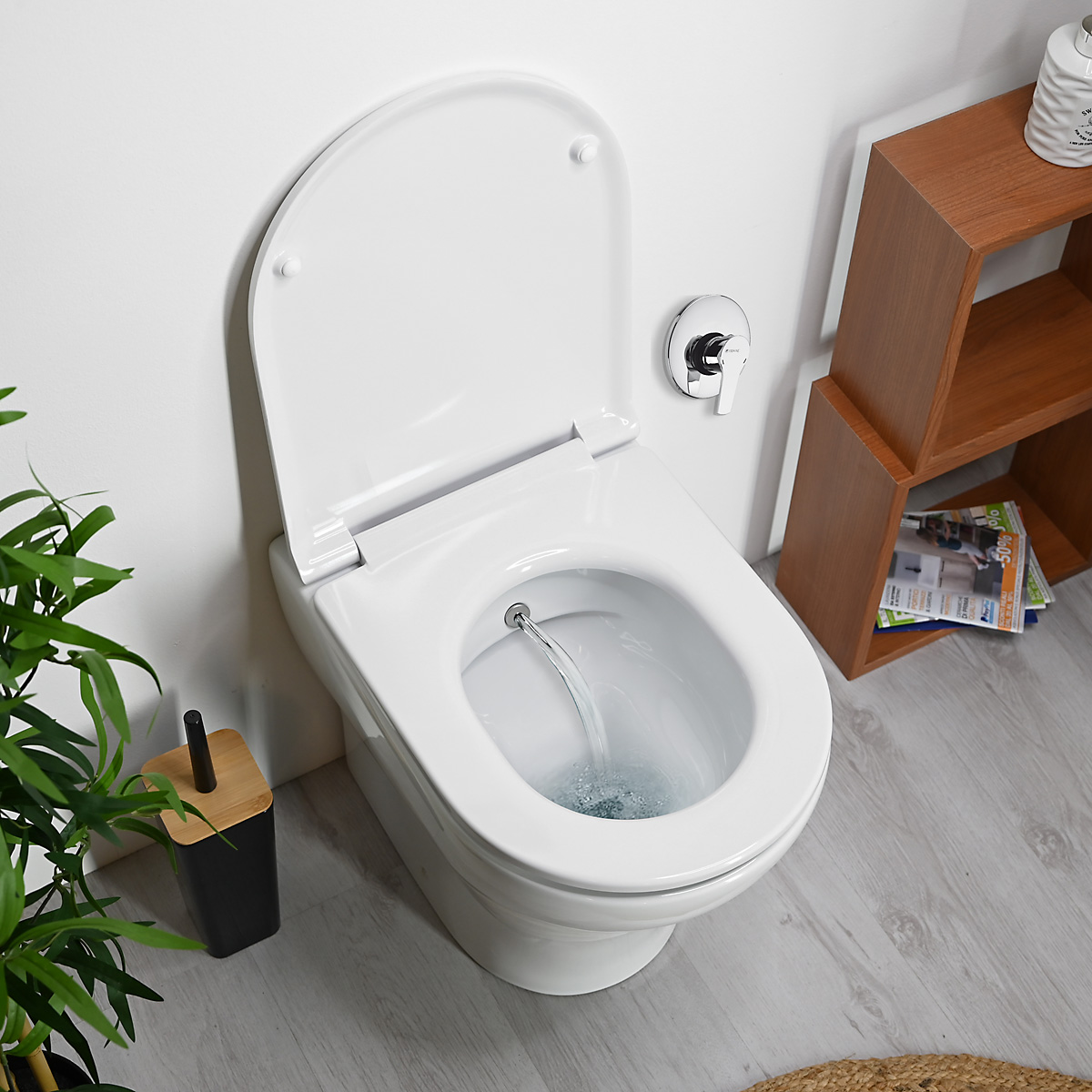 Wc Bidet Incorporato Senza Brida ZETA